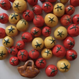 cherry tomato magnets